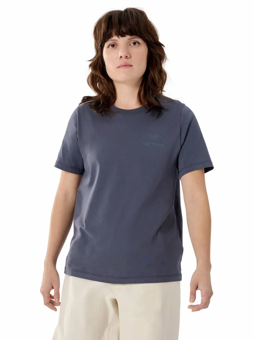 Arc'teryx Women's Kragg SL Cotton Emblem Crew Shirt SS