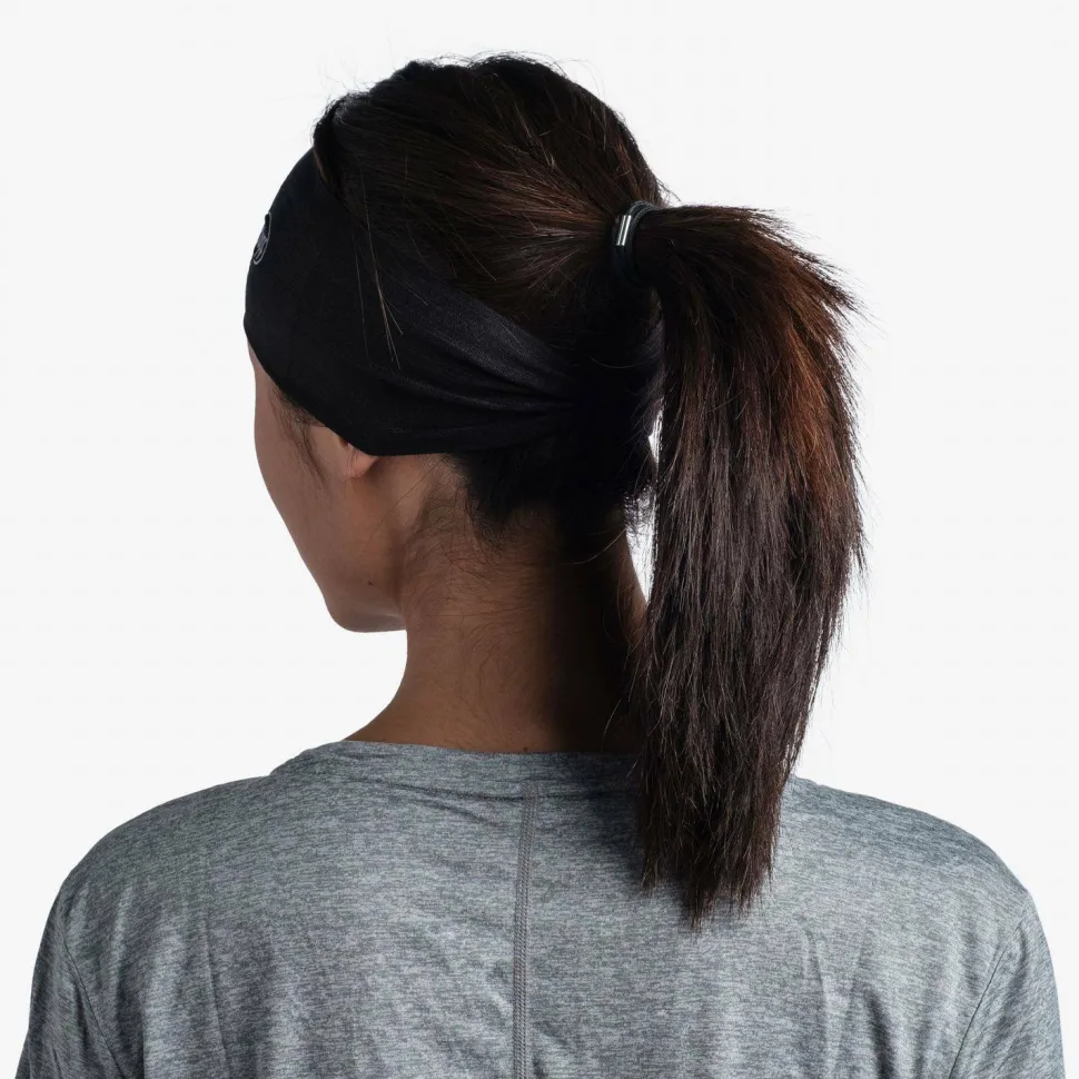 Buff Coolnet UV Ellipse Headband Black Solid