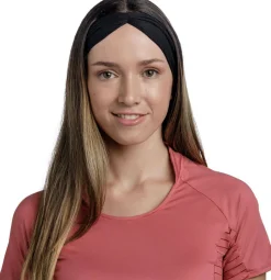 Buff Coolnet UV Ellipse Headband Black Solid