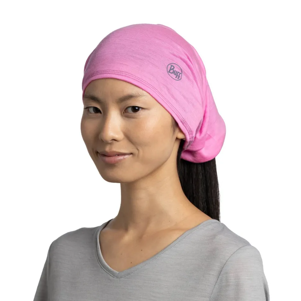 Buff Lightweight Merino Solid Fl Fuchsia
