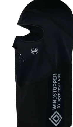 Buff Windproof Balaclava Black Solid