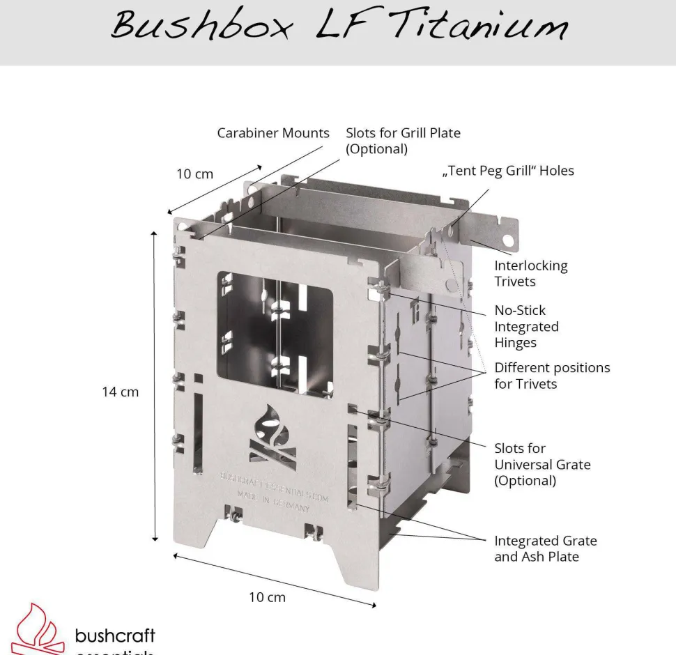 Bushcraft Essentials Bushbox LF Titanium