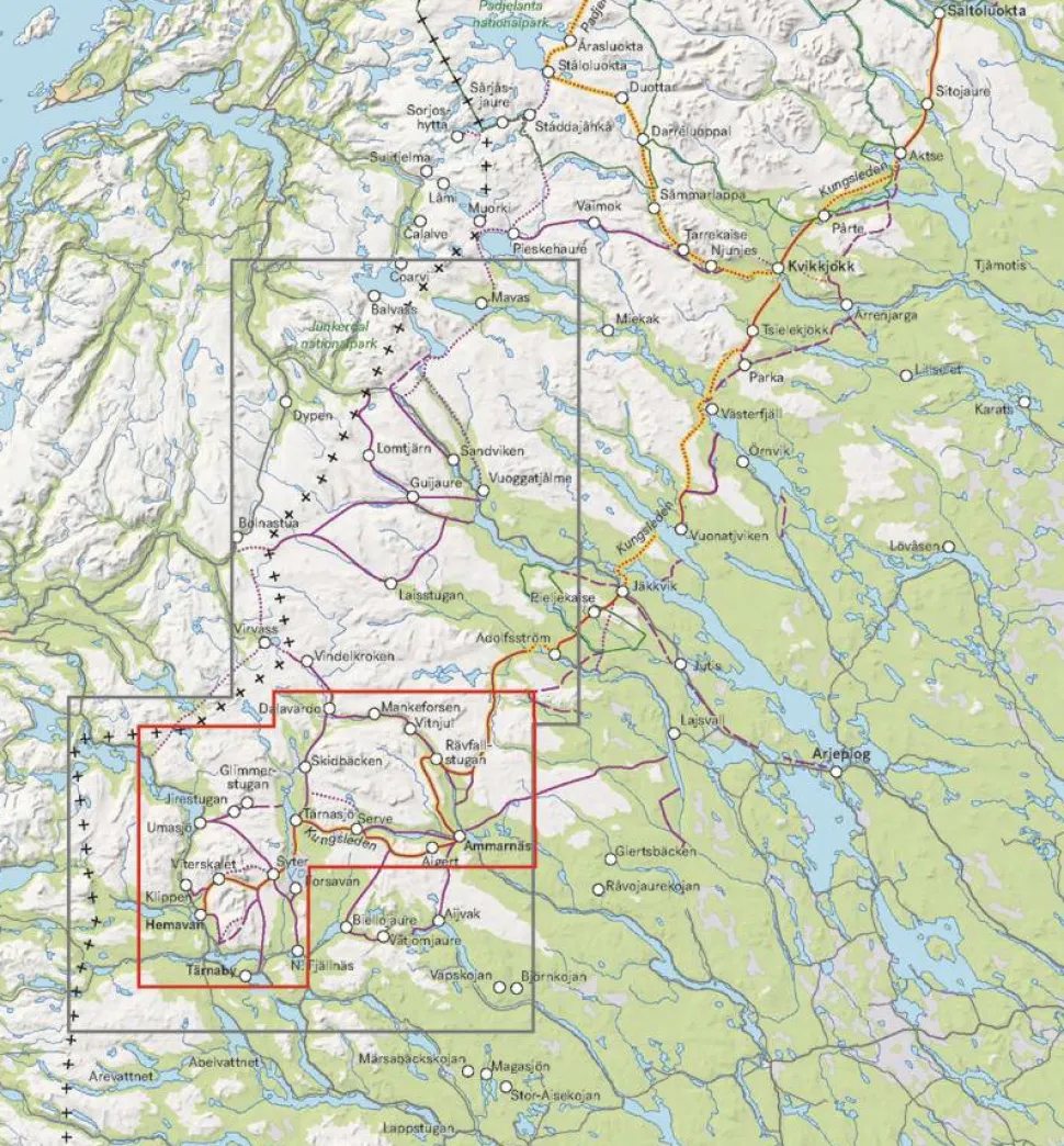 Calazo Ammarnäs Hemavan Tyvek