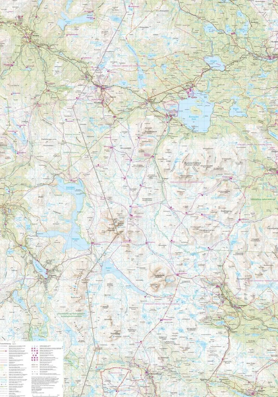 Calazo Jämtlandsfjällen 1:100 000