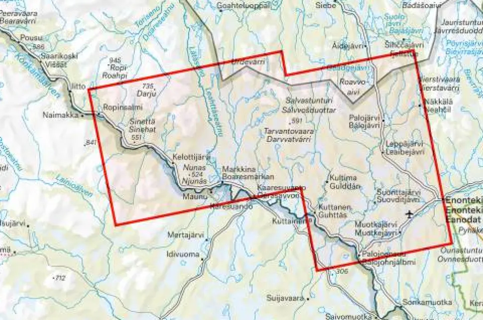 Calazo Kaaresuvanto Tarvantovaara Lätäseno