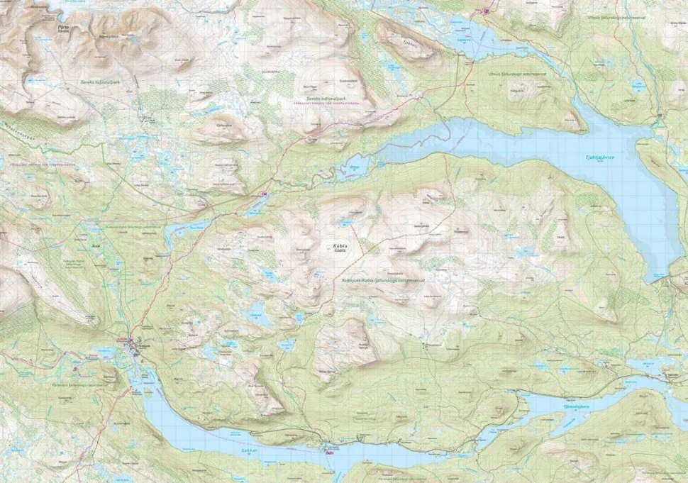 Calazo Kungsleden: saltol-kvikkjokk tyvek