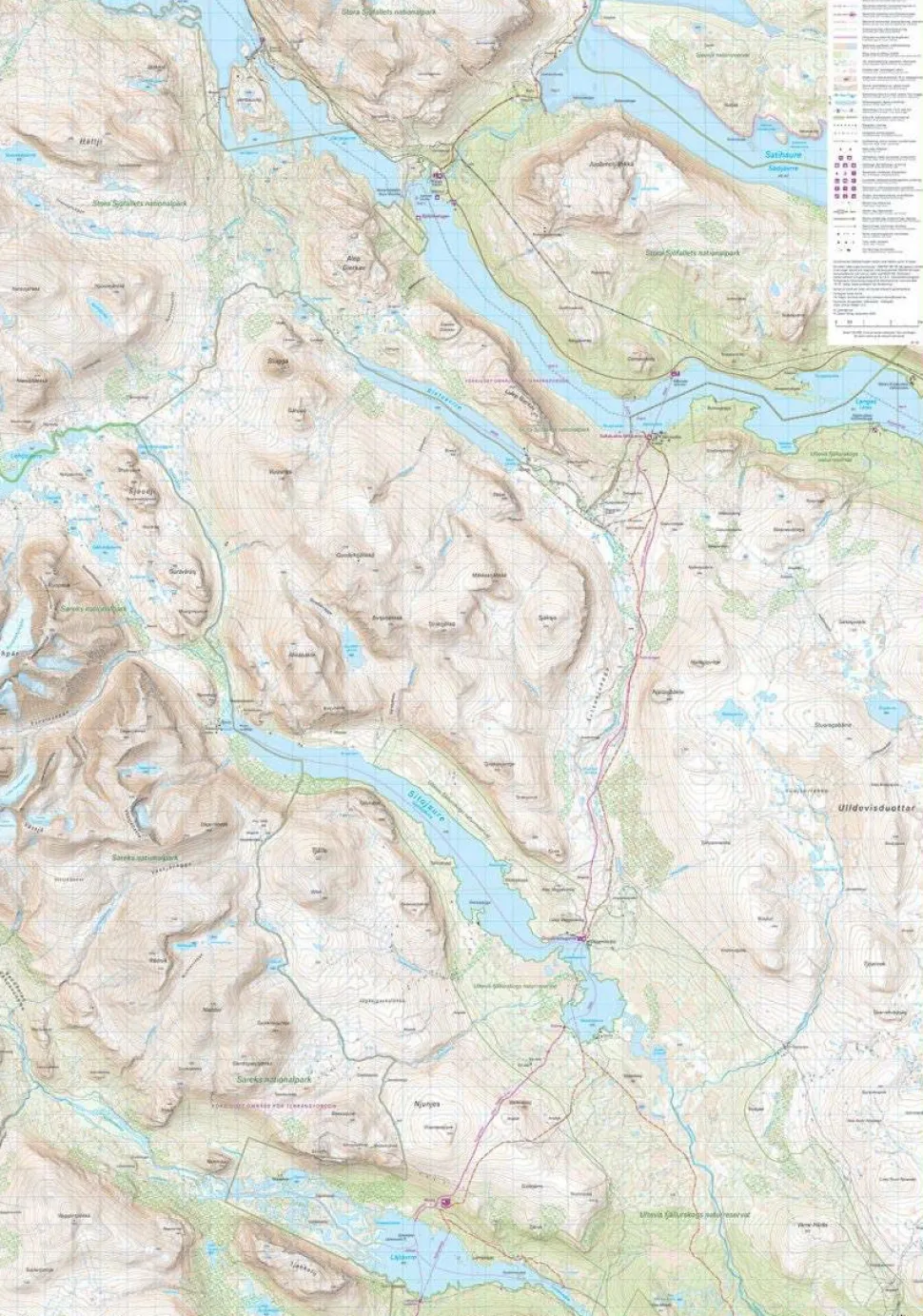 Calazo Kungsleden: saltol-kvikkjokk tyvek