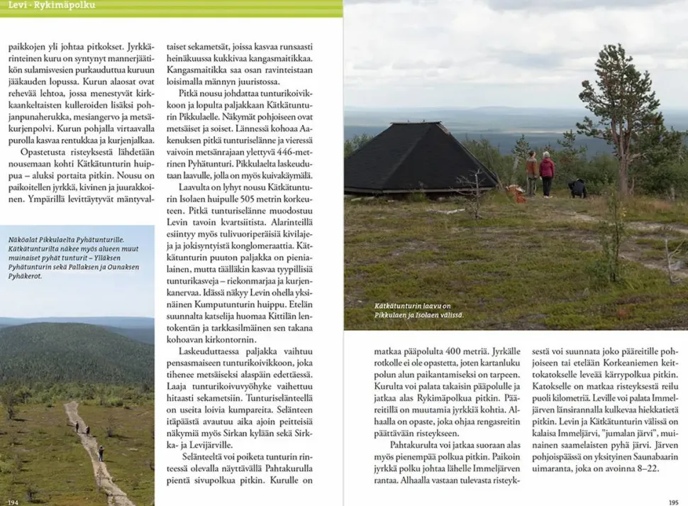 Calazo Pallas-Yllästunturin Retkeilyopas