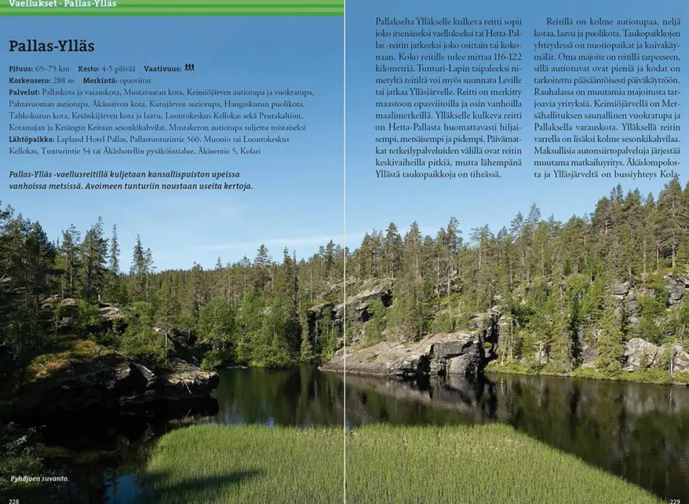 Calazo Pallas-Yllästunturin Retkeilyopas