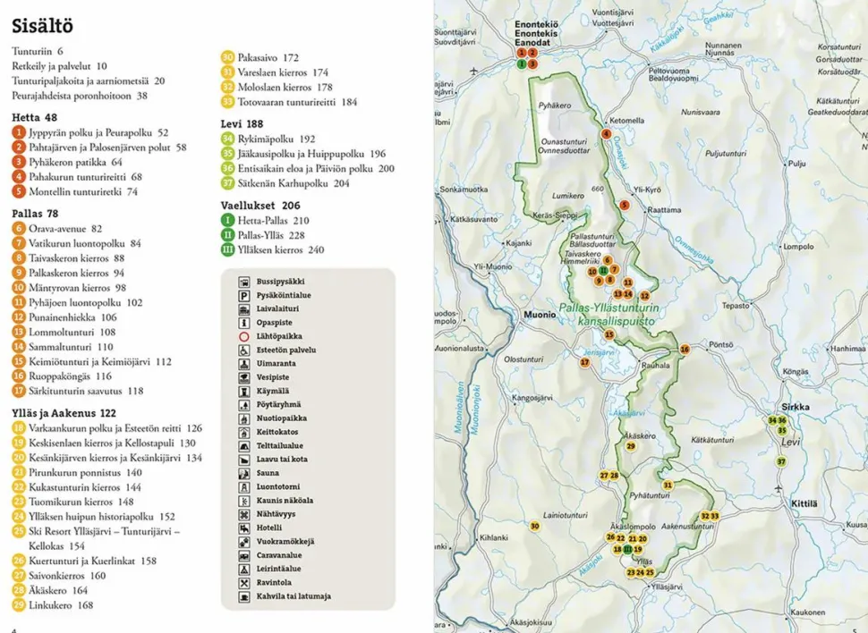 Calazo Pallas-Yllästunturin Retkeilyopas