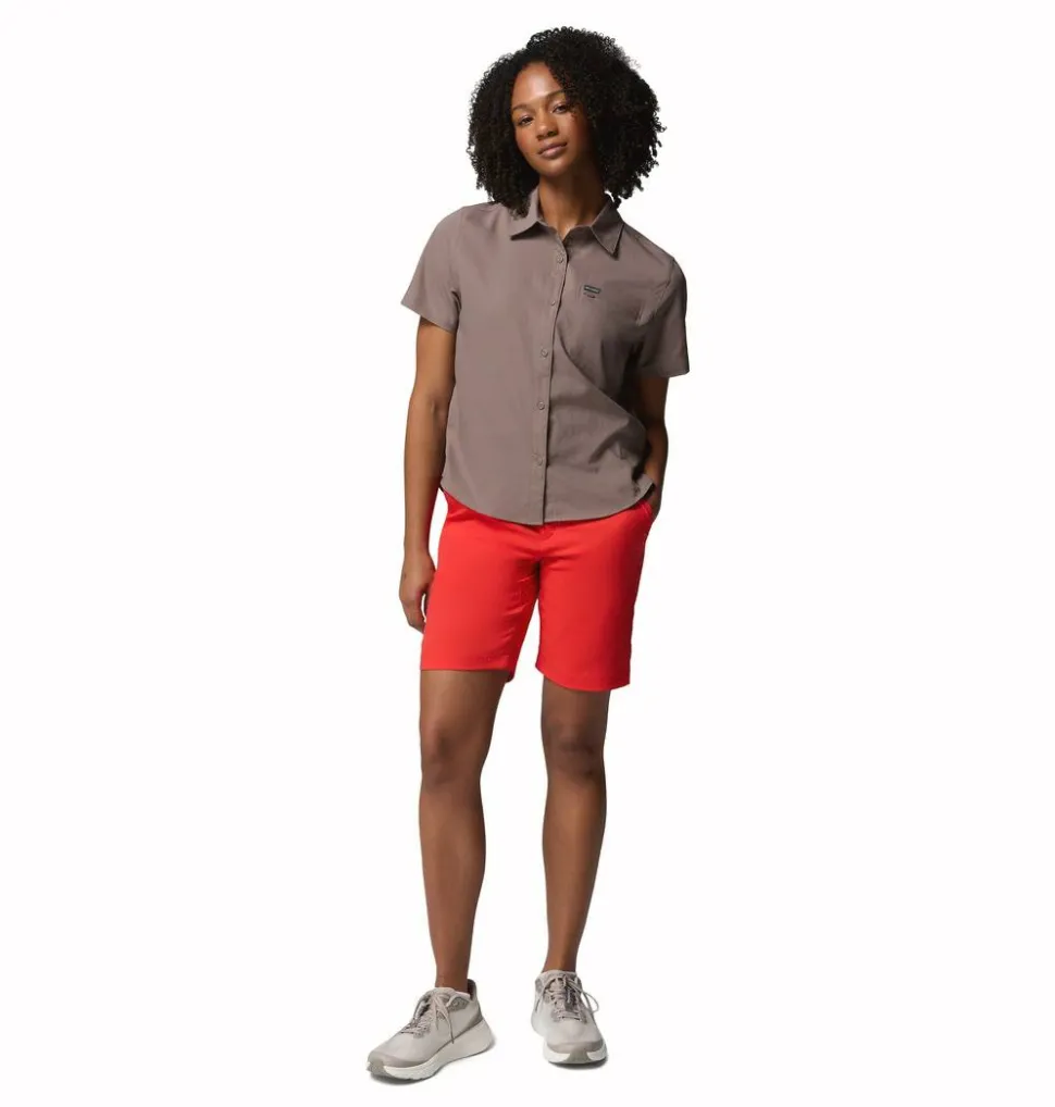 Columbia Women's Leslie Falls Long Hiking Shorts II