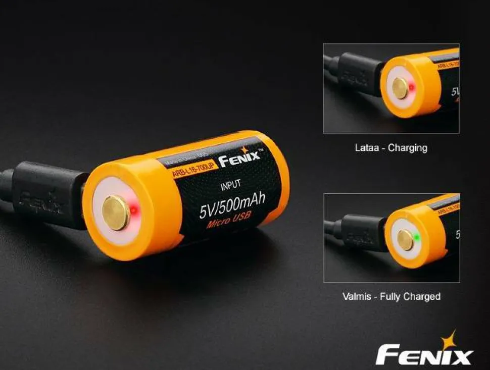 Fenix Arb L16 700up 16340 Li-ion Akkuparisto
