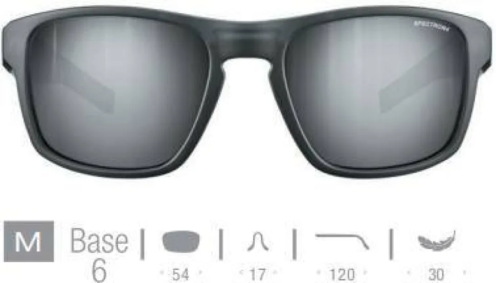 Julbo Shield M Matt Translucent Black/Light blue/Pink