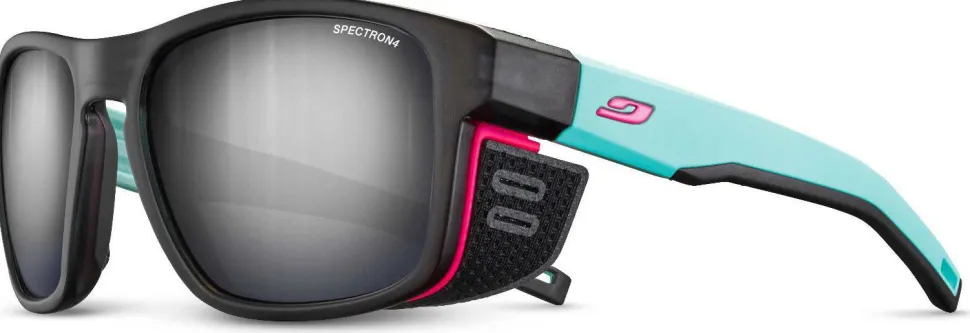 Julbo Shield M Matt Translucent Black/Light blue/Pink