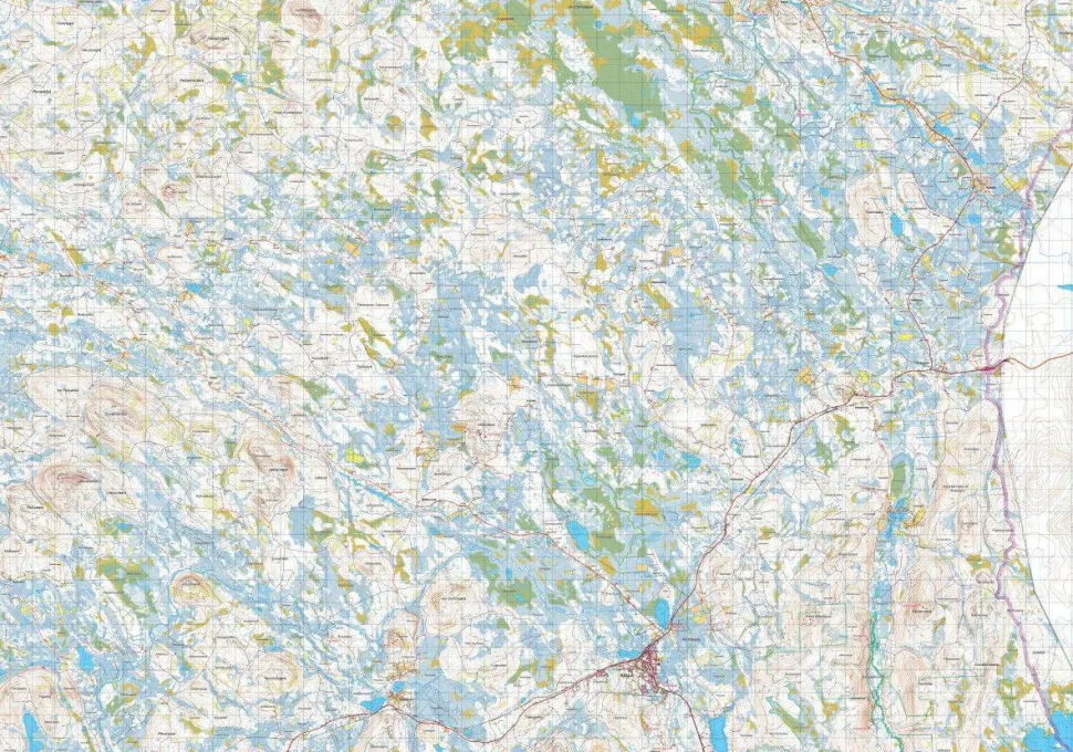 Karttakeskus Salla Kemijärvi Saija