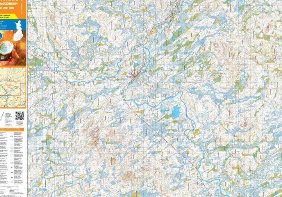 Karttakeskus Savukoski Pelkosenniemi Oratunturi