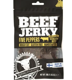 Kuivalihakundi Beef Jerky Five Peppers, 50g