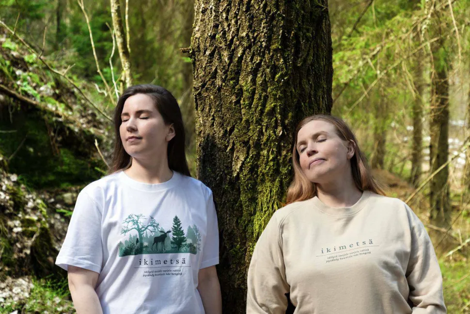 Metsä/Skogen Ikimetsä Tee, Printti