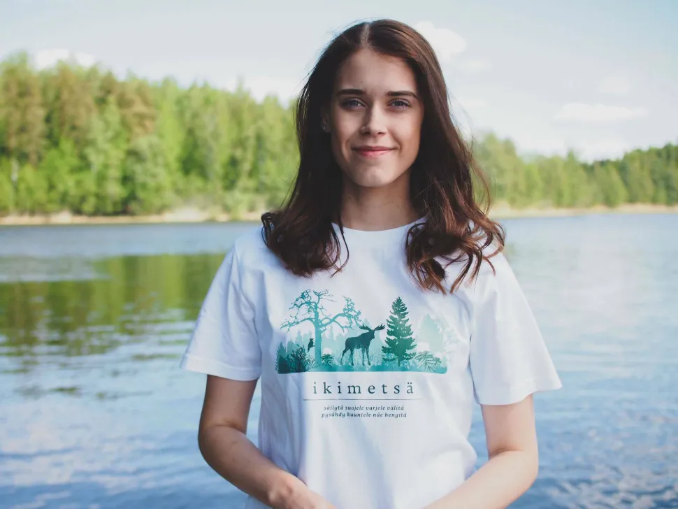 Metsä/Skogen Ikimetsä Tee, Printti