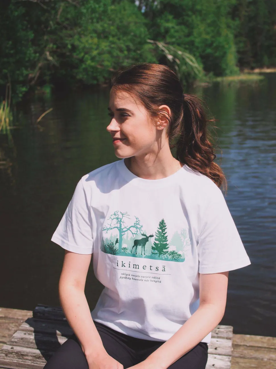 Metsä/Skogen Ikimetsä Tee, Printti