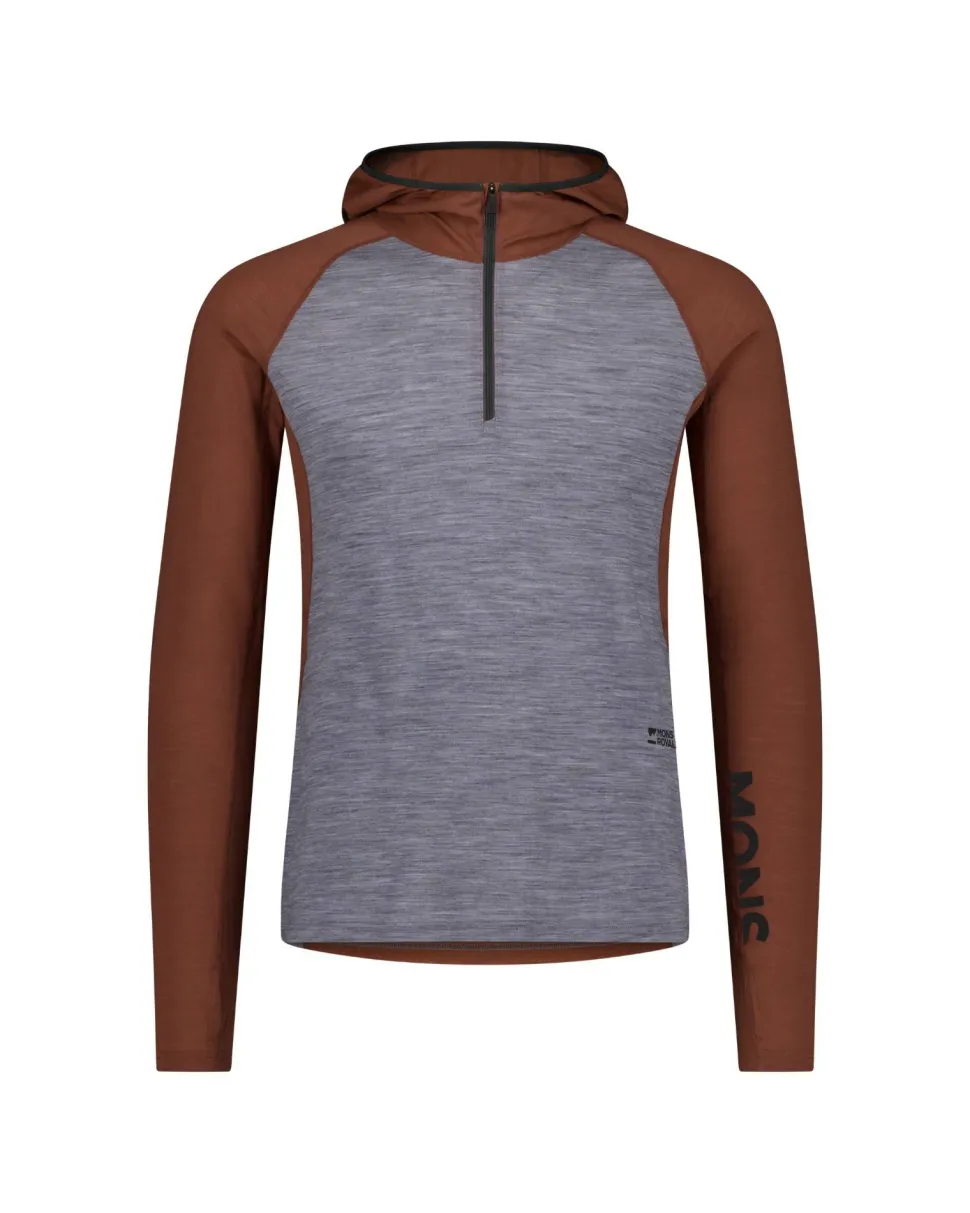 Mons Royale Men's Temple Merino Long Sleeve Hood