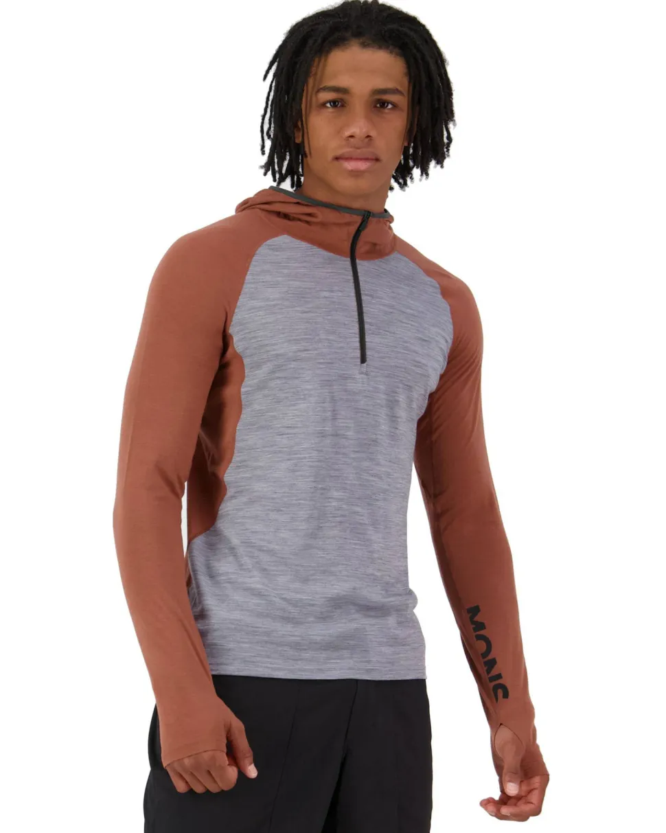 Mons Royale Men's Temple Merino Long Sleeve Hood