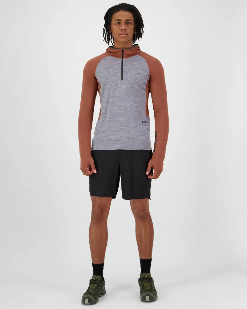 Mons Royale Men's Temple Merino Long Sleeve Hood