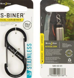 Nite Ize S-biner Dual#3 Black