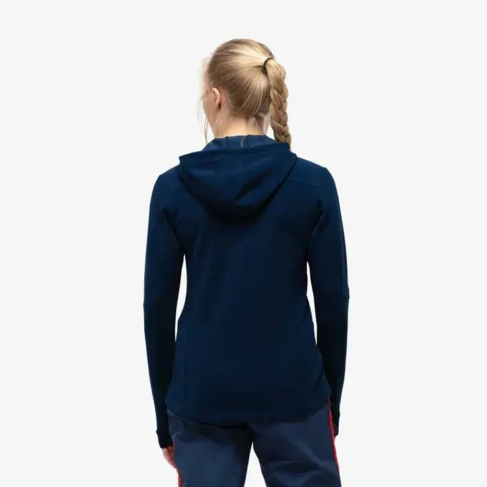 Norrøna Women's Falketind Warmwool Stretch Zip Hood