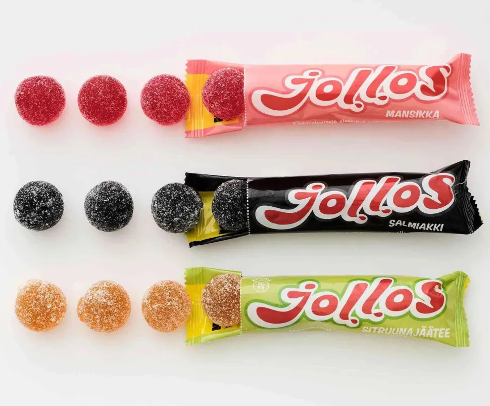 Nosht Jollos Vauhtikarkki Mansikka 52g