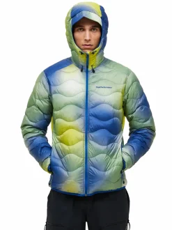 Peak Performance Men's AOP Helium Down Hood - Miesten kevytuntuvatakki