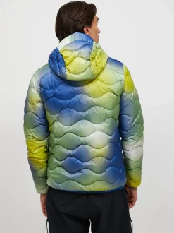 Peak Performance Men's AOP Helium Down Hood - Miesten kevytuntuvatakki