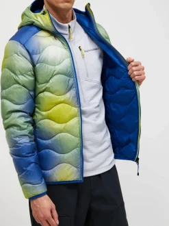 Peak Performance Men's AOP Helium Down Hood - Miesten kevytuntuvatakki