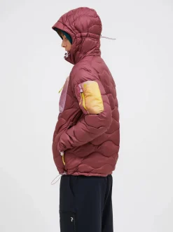 Peak Performance Women's Helium AOP Utility Down Hood - Naisten kevytuntuvatakki
