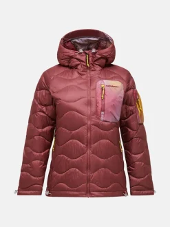 Peak Performance Women's Helium AOP Utility Down Hood - Naisten kevytuntuvatakki