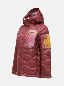 Peak Performance Women's Helium AOP Utility Down Hood - Naisten kevytuntuvatakki
