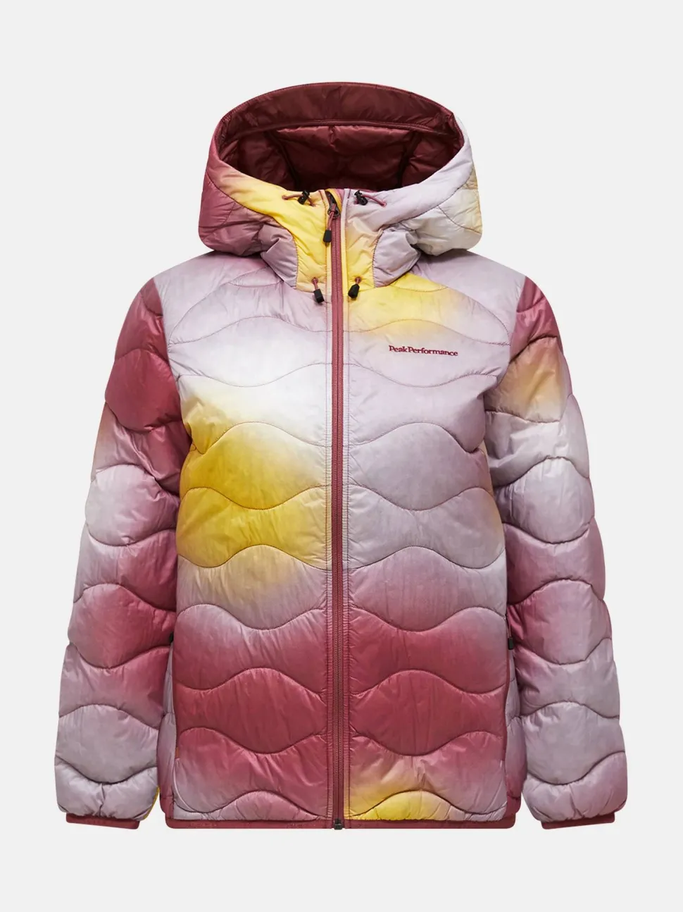 Peak Performance Women's Helium AOP Down Hood - Naisten kevytuntuvatakki