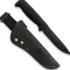 Peltonen Knives Sissipuukko M07 Mustalla Nahkatupella