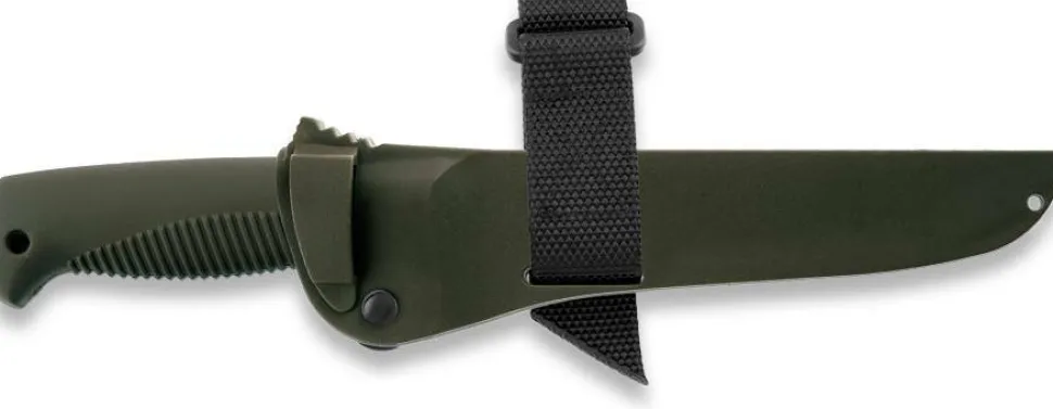 Peltonen Knives Sissipuukko M95 Vihreällä Komposiittitupella