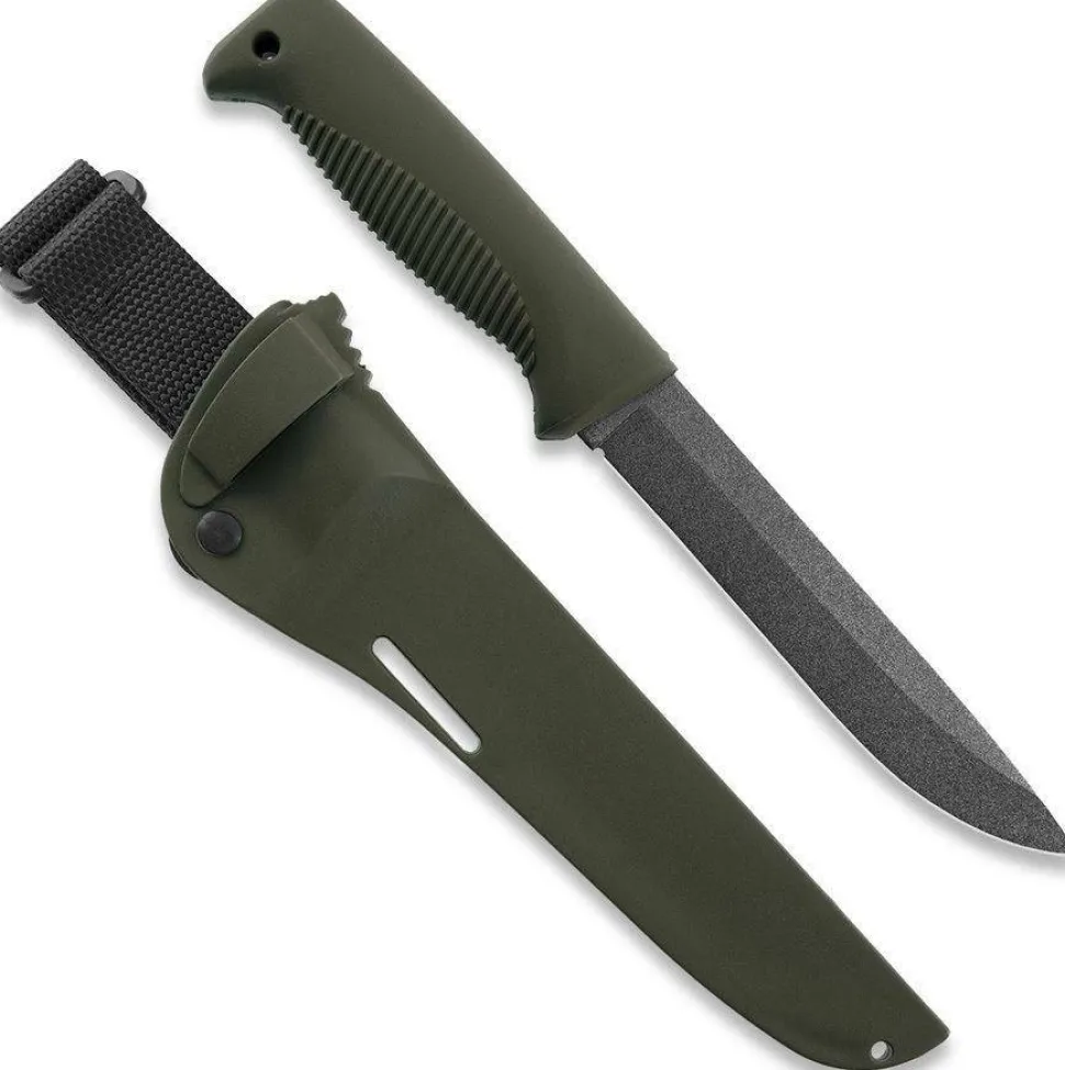 Peltonen Knives Sissipuukko M95 Vihreällä Komposiittitupella