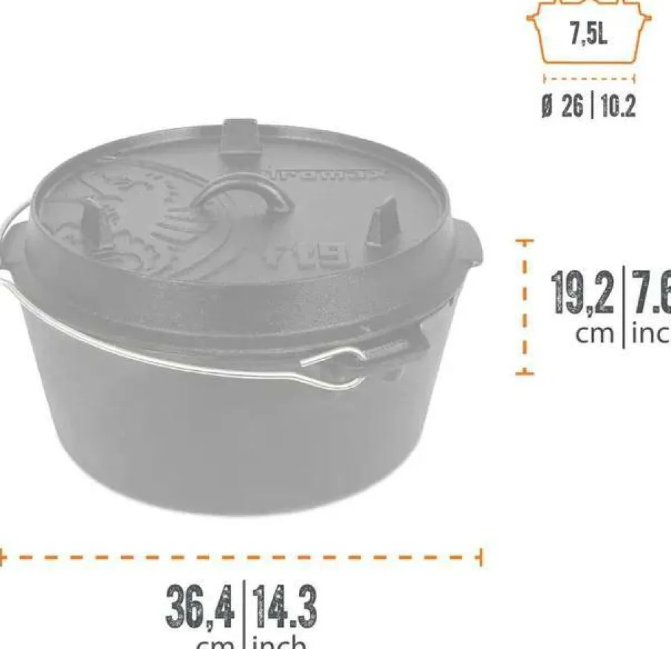 Petromax Dutch Oven Ft9 Flat Base