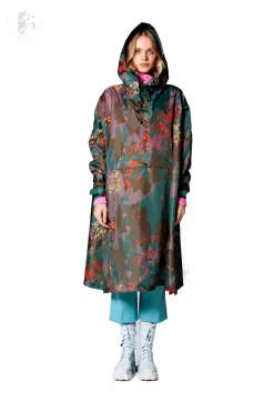 Rainkiss Poncho Digi Forest Camo
