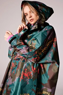 Rainkiss Poncho Digi Forest Camo