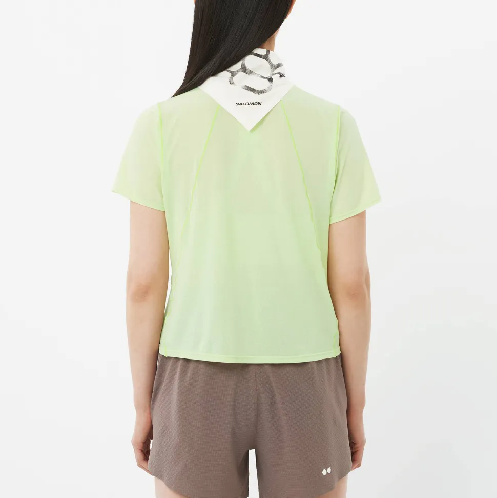Salomon Women's Shakeout Air Crop Tee