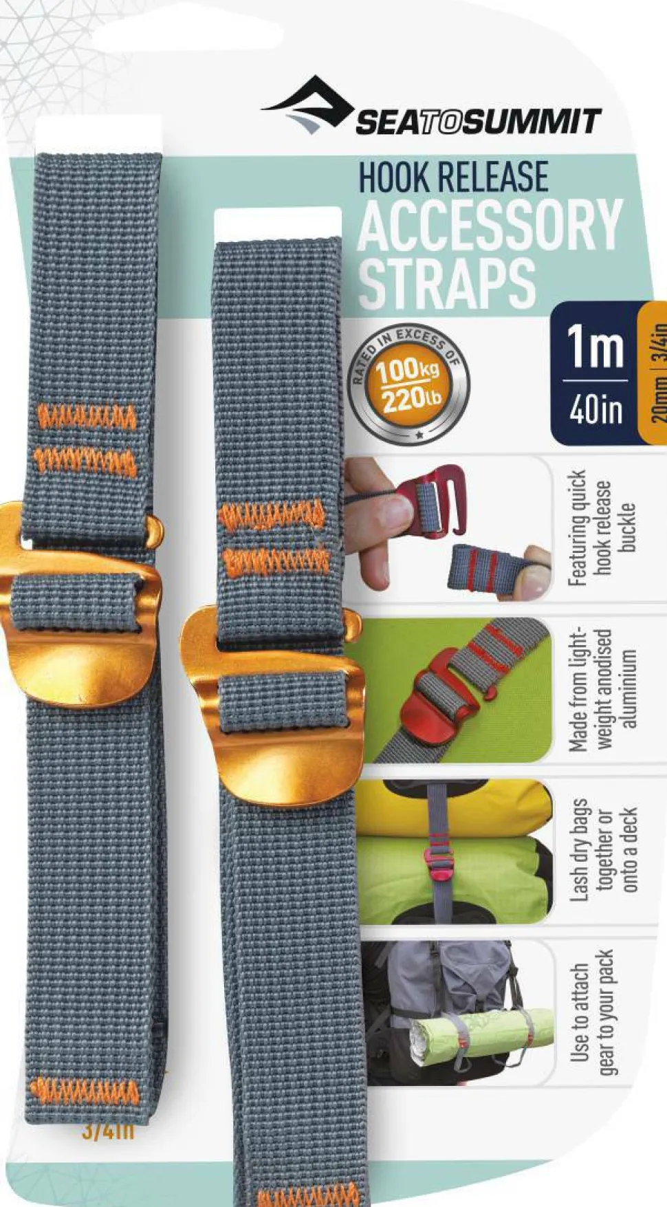 Sea To Summit 20 mm Hook Release Strap 1 m