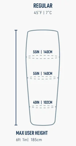 Sea To Summit Traveller Down Sleeping Bag 7°C Regular