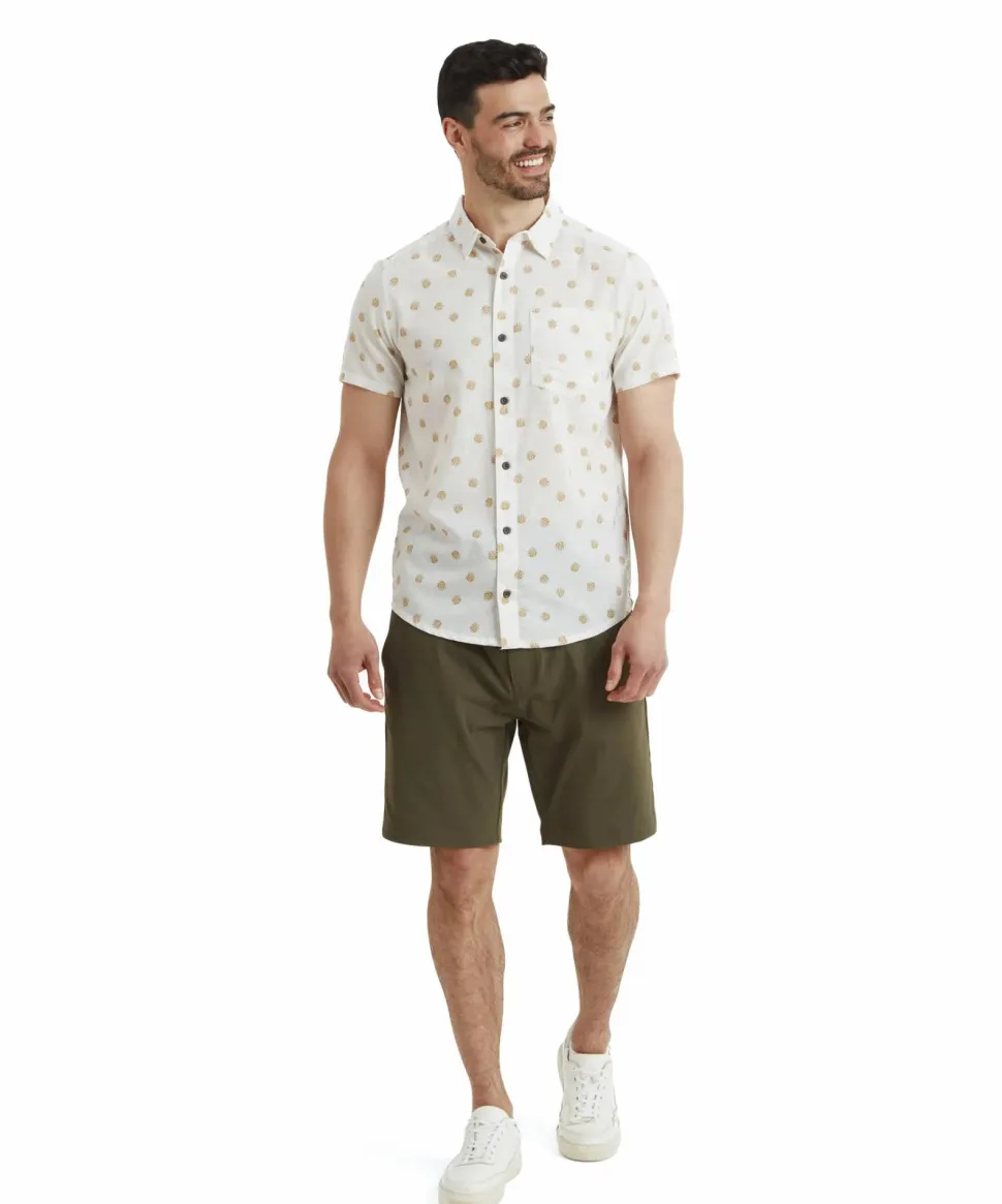 Sherpa Men's Newar Peacock Short Sleeve Shirt