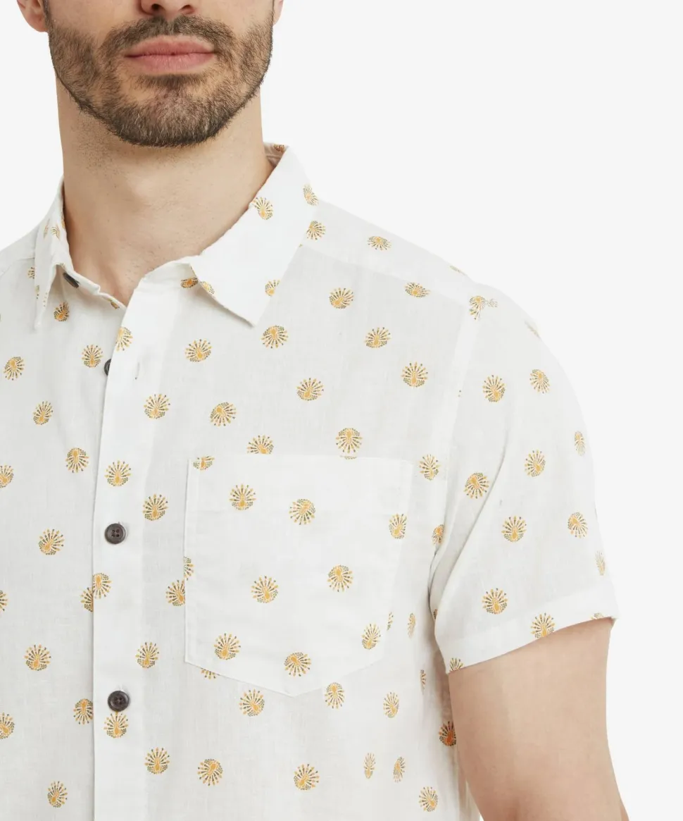 Sherpa Men's Newar Peacock Short Sleeve Shirt