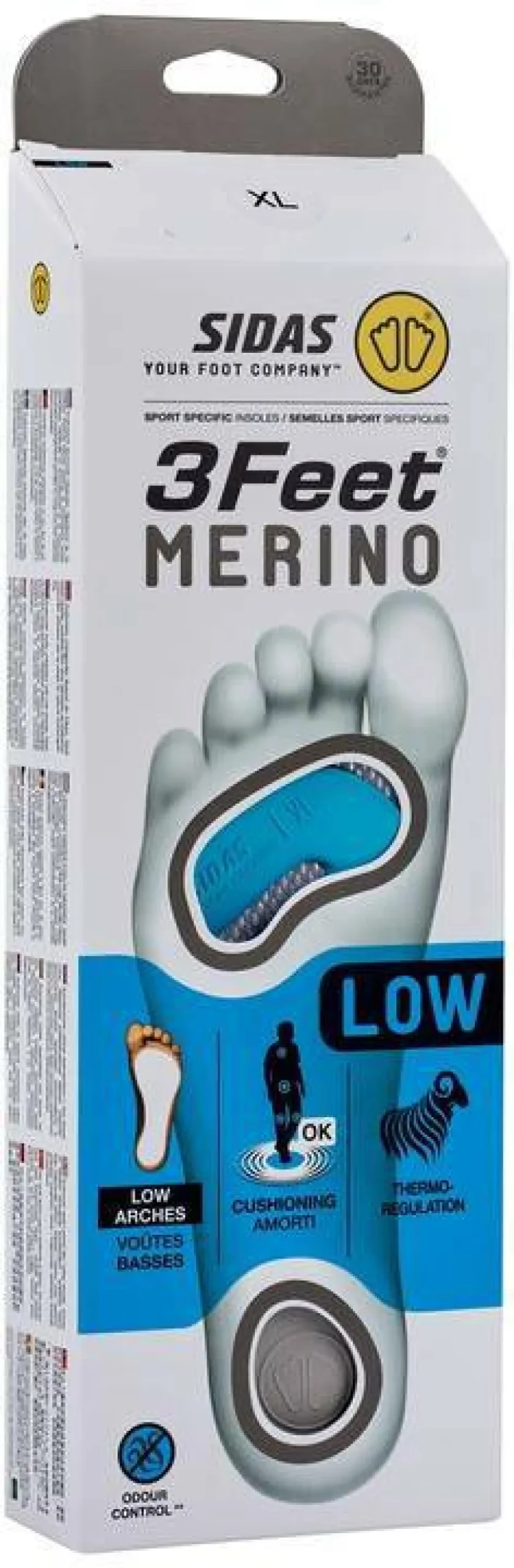 Sidas 3Feet Merino Low