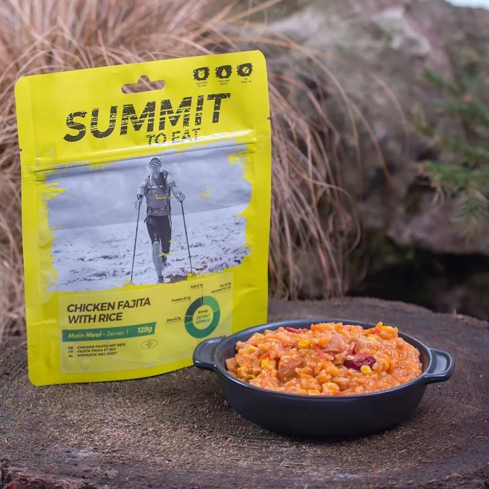 Summit To Eat Chicken Fajita With Rice
